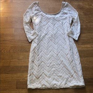 Quarter sleeve dress
